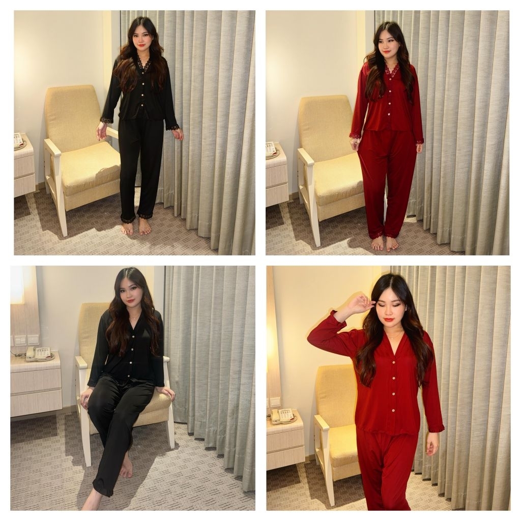 ชุดชุดนอนลูกไม้ผู้หญิง/ชุดนอน PP ลูกไม้พรีเมี่ยม