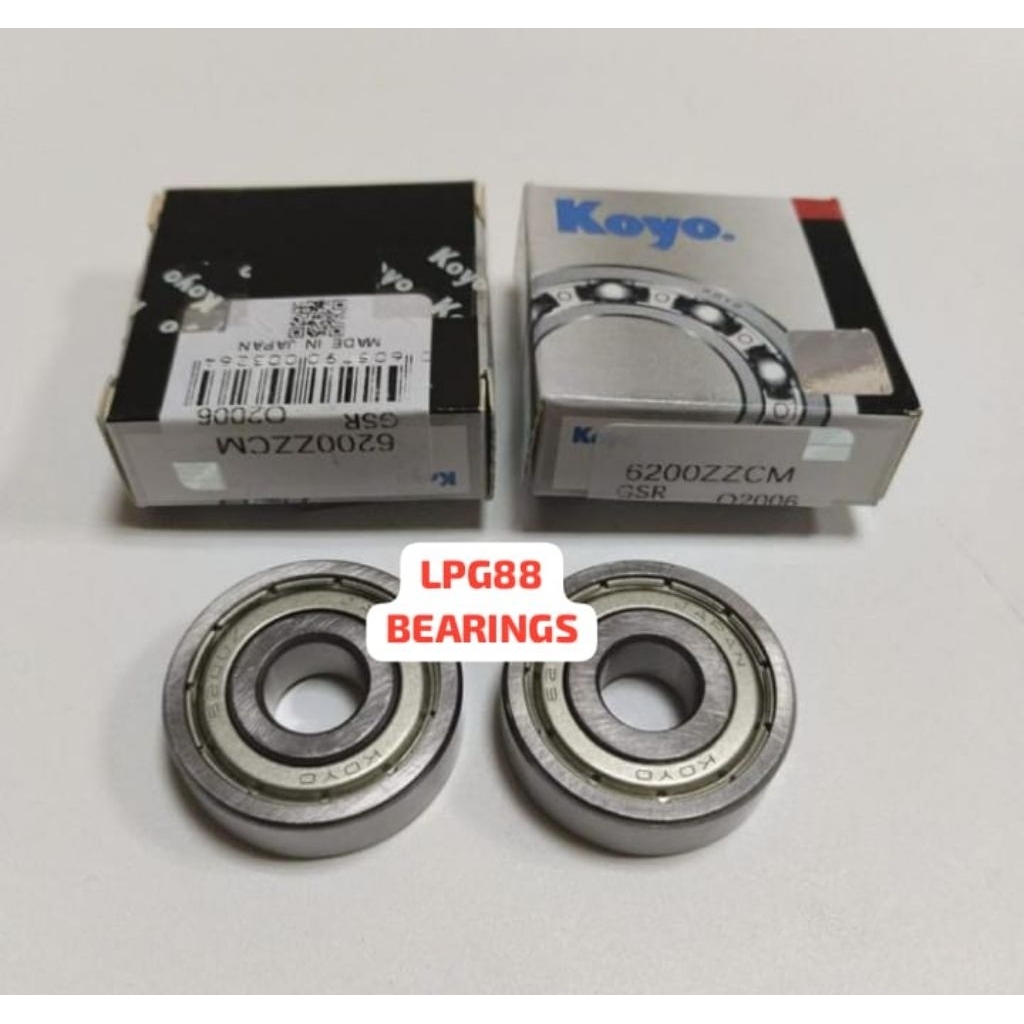 BEARING 6200 ZZ IRON COVER PATCH 6200ZZ