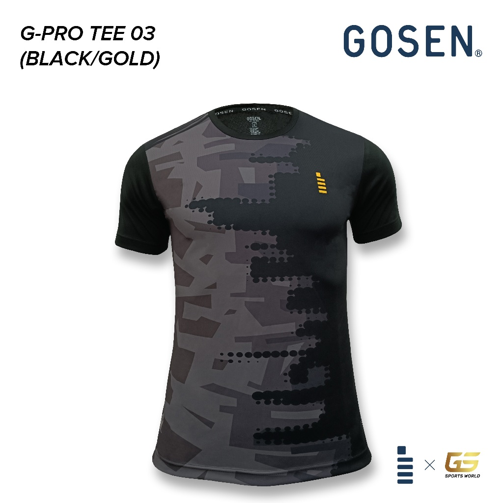 GOSEN G-Pro 03 Tournament Jersey - Black Gold / Black Silver [GPT23-03]