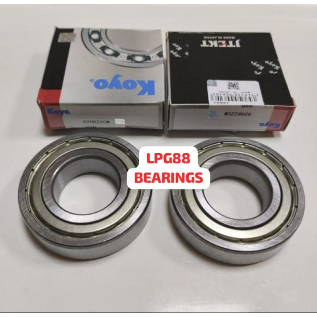 BEARING 6206 ZZ IRON COVER KOYO 6206ZZ