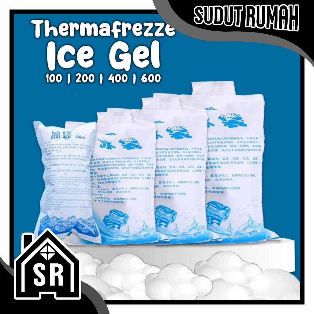 SR Ice Gel Pack 200 ml / Jelly / Blue Ice / Cooler / Dry Ice / Cooler / Gabag / Ice / Breasting R120
