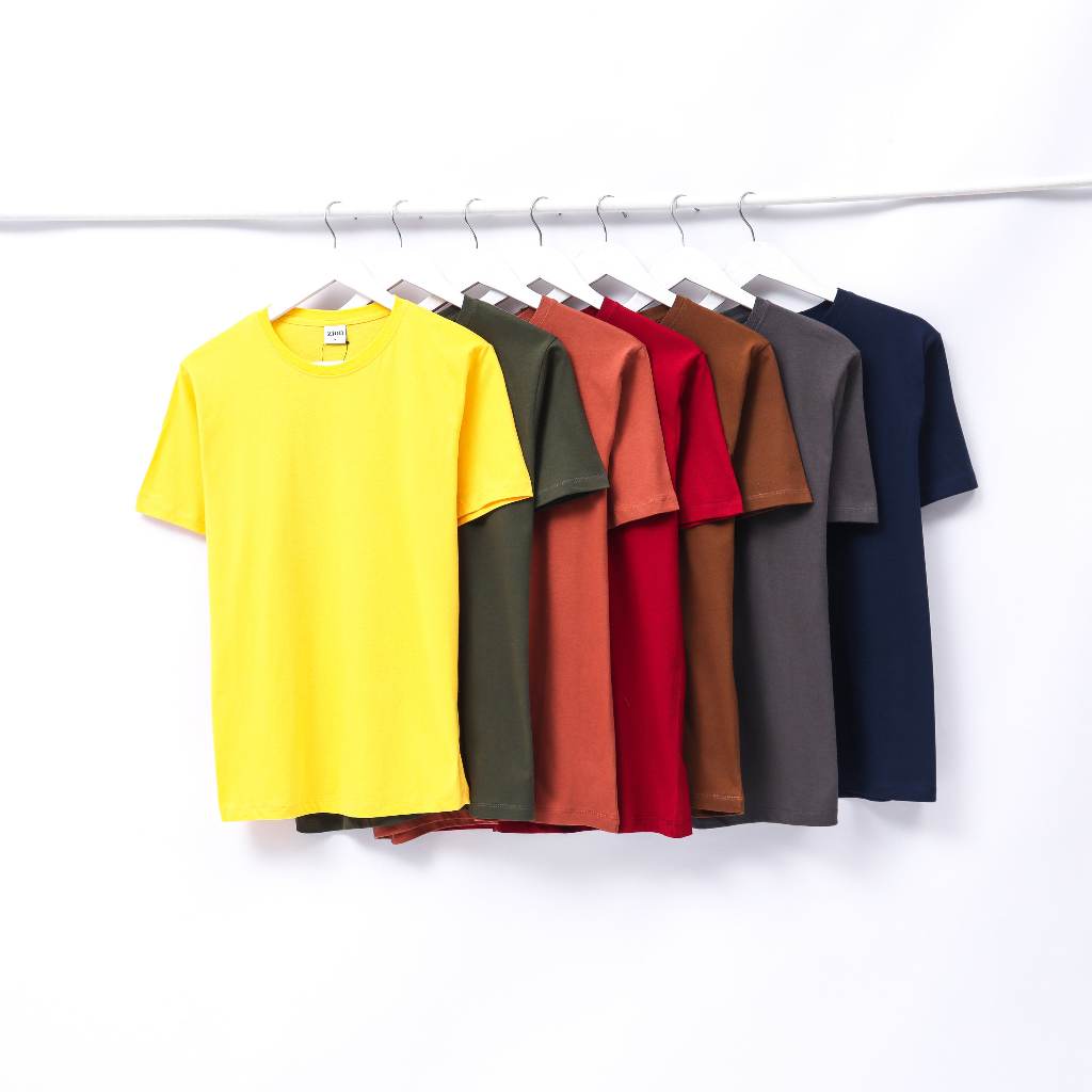 เสื้อยืด Unisex Plain Regular Fit Cotton Combed 30s - เสื้อยืดผู้ชายและผู้หญิงที่เย็นสบาย Zion
