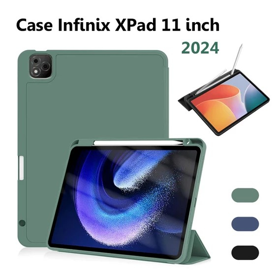 เคสอัจฉริยะระดับพรีเมียม Infinix Xpad 20 / Xpad 11 นิ้วพร้อมปากกาสล็อตล็อคอัตโนมัติ