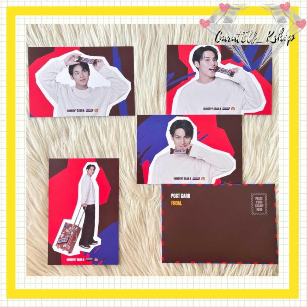 โปสการ์ด Snickers x Mingyu Seventeen