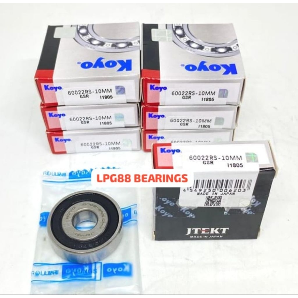 BEARING 6002 2RS-10MM KOYO หมวกยาง