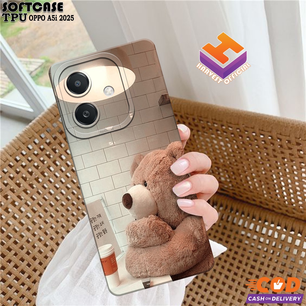 HP ล่าสุด Oppo A5i 2025 Softcase - เคส Oppo A5i ล่าสุด - เคส Pro Camera Softcase - Oppo A5i Silicone