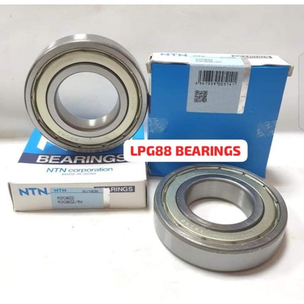BEARING 6208 ZZ NTN IRON COVER 6208ZZ