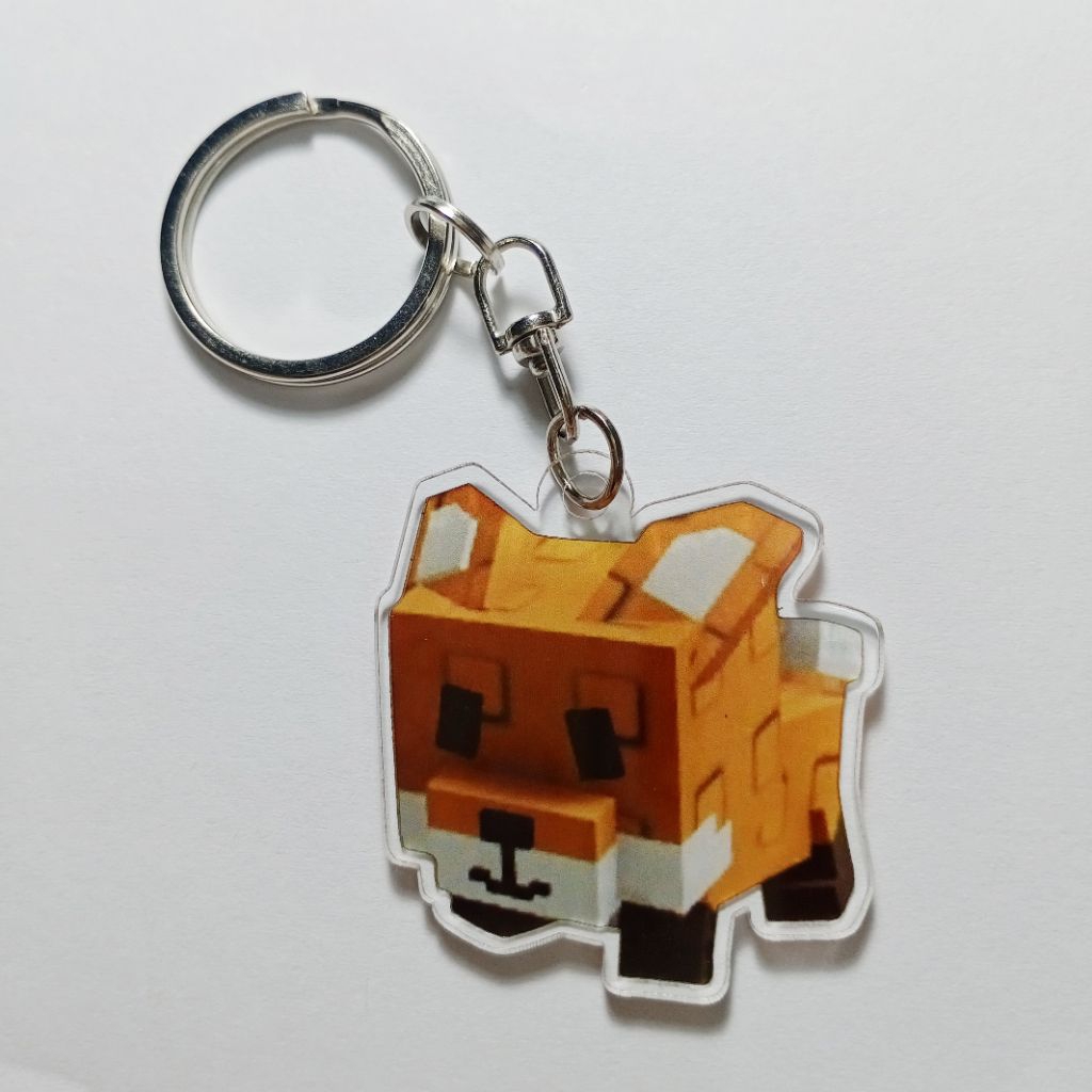 GANTUNGAN Ganci RED FOX Pets Grow a Garden Pets พวงกุญแจ Rex Fox Grow a Garden พวงกุญแจ