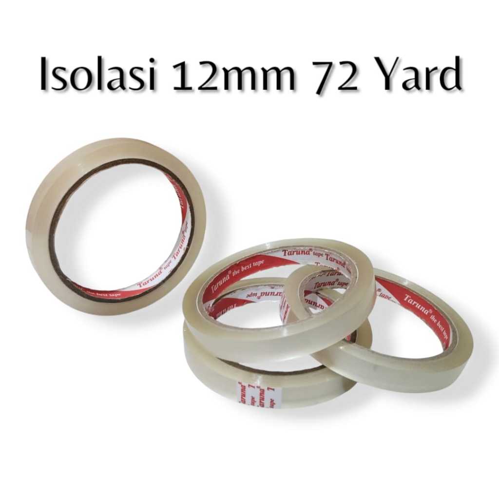 AS888 - เทปพลูโตใส 12 MM x 72 Yard