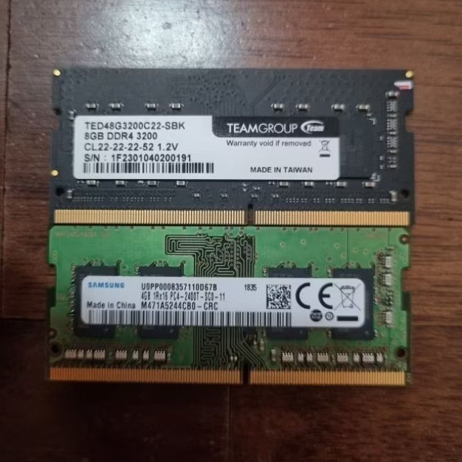 RAM SODIMM 4GB 8GB DDR4 2133 2400 2666 3200 Samsung Hynix Micron Crucial BIWIN ทีม Kingston