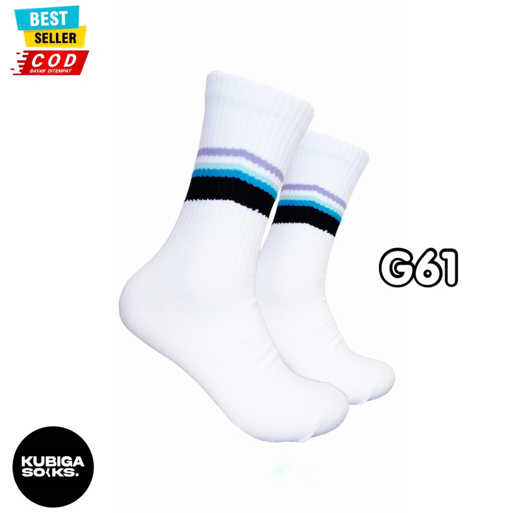 Oldschool Socks - Skate Stripes Socks A/M 1/97 - Kubigazocks - G61