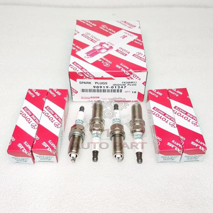 DOUBLE IRIDIUM SPARK PLUG DENSO FK20HR11 TOYOTA INNOVA REBORN FORTUNER VRZ HILUX GASTOLINE