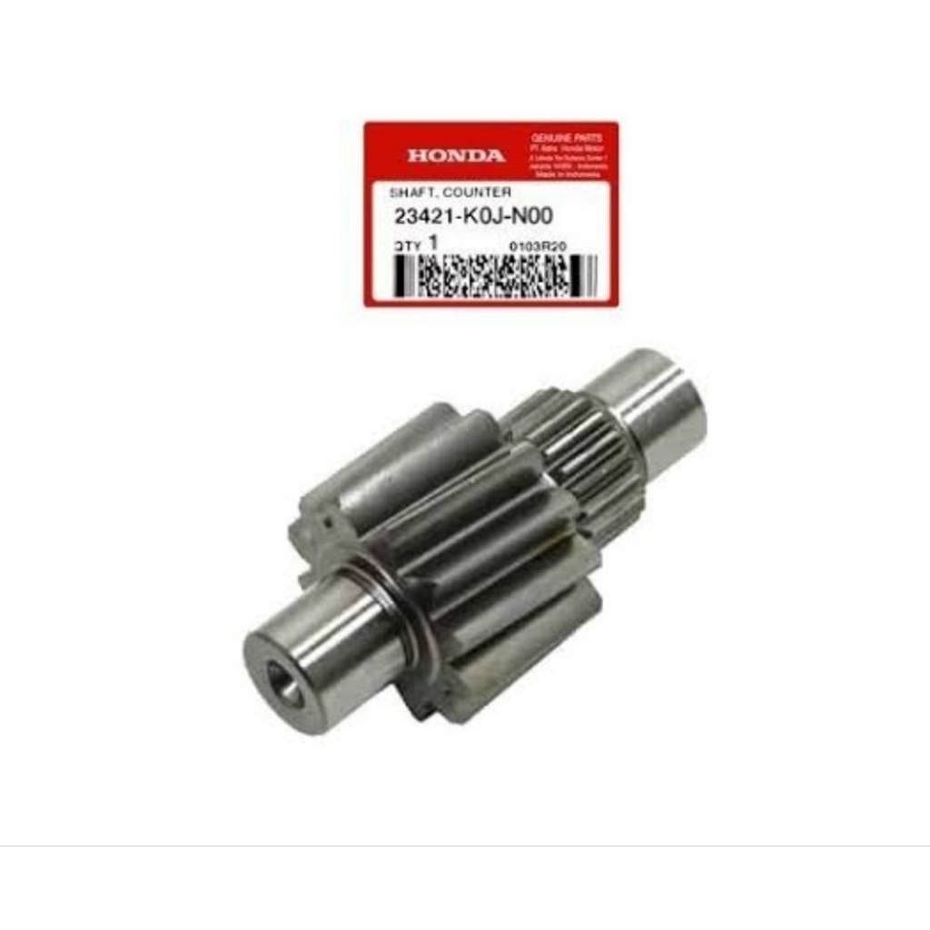 23421-K0J-N00 เพลาเกียร์เคาน์เตอร์ 12T Genio Beat LED Eco Street K1A Scoopy eSP K2F