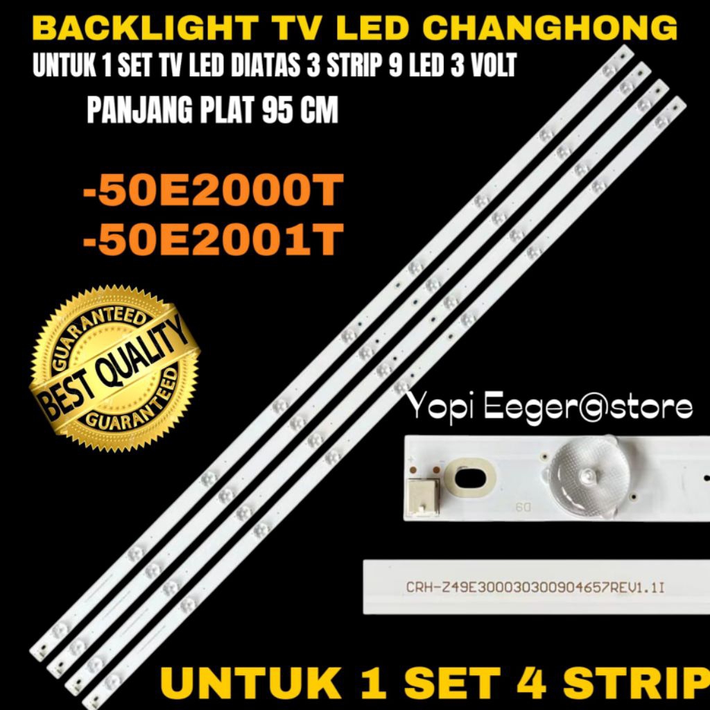 CHANGHONG 50 INCH LED TV BACKLIGHT 50E2000T-50E2001T 50 INCH CHANONG LED TV BACKLIGHT