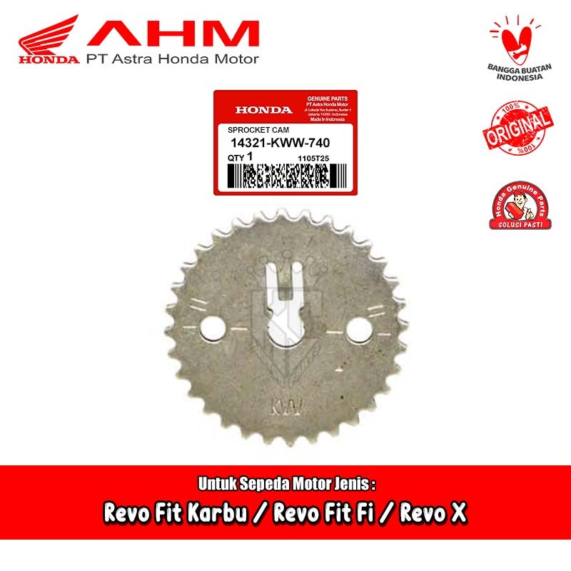 Honda Revo 110 Fit คาร์บูเรเตอร์ Fi Original AHM 14321-KWW-740