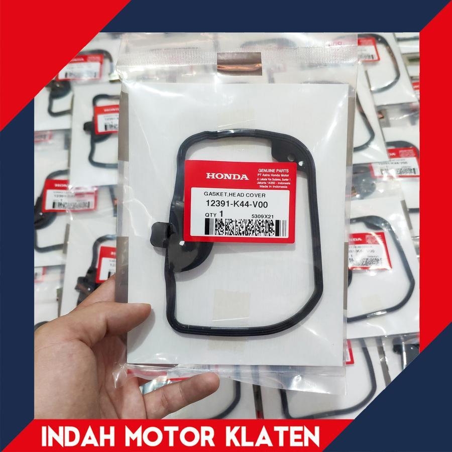 MESIN ยางฝาครอบเครื่องยนต์ปะเก็นฝาครอบ Vario Beat Scoopy 110 FI ESP 12391-K44-V00 12391-K25-601