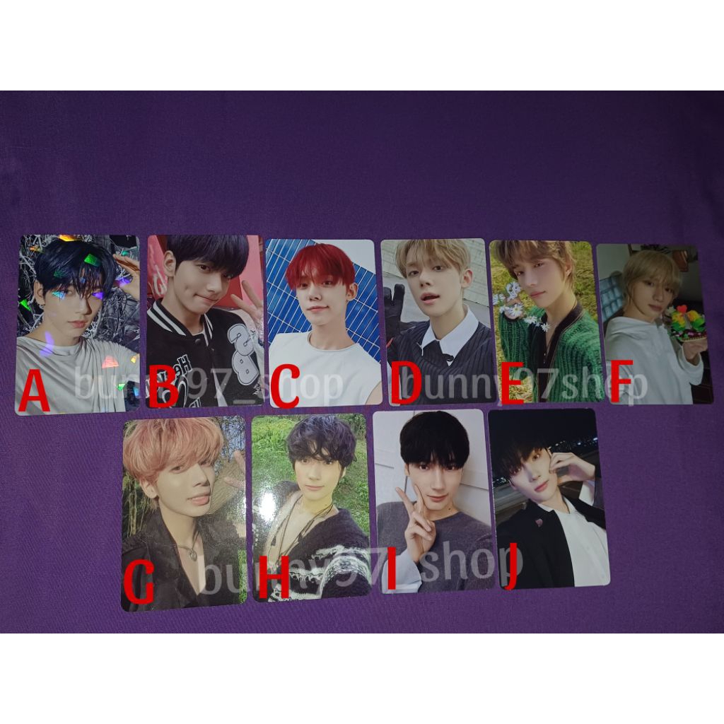 โฟโต้การ์ดอย่างเป็นทางการ SOBIN YEONJUN BEOMGYU TAEHYUN HUENINGKAI TXT