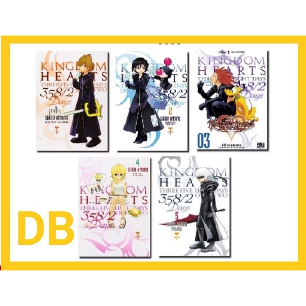 Manga kingdom Hearts 358/2 Days by shiro amano vol1-5 (ภาษาอังกฤษ)