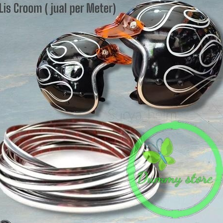 Chrome List หมวกกันน็อค Chrome Krum หมวกกันน็อค Custom Vintage Bogo UNIVERSAL
