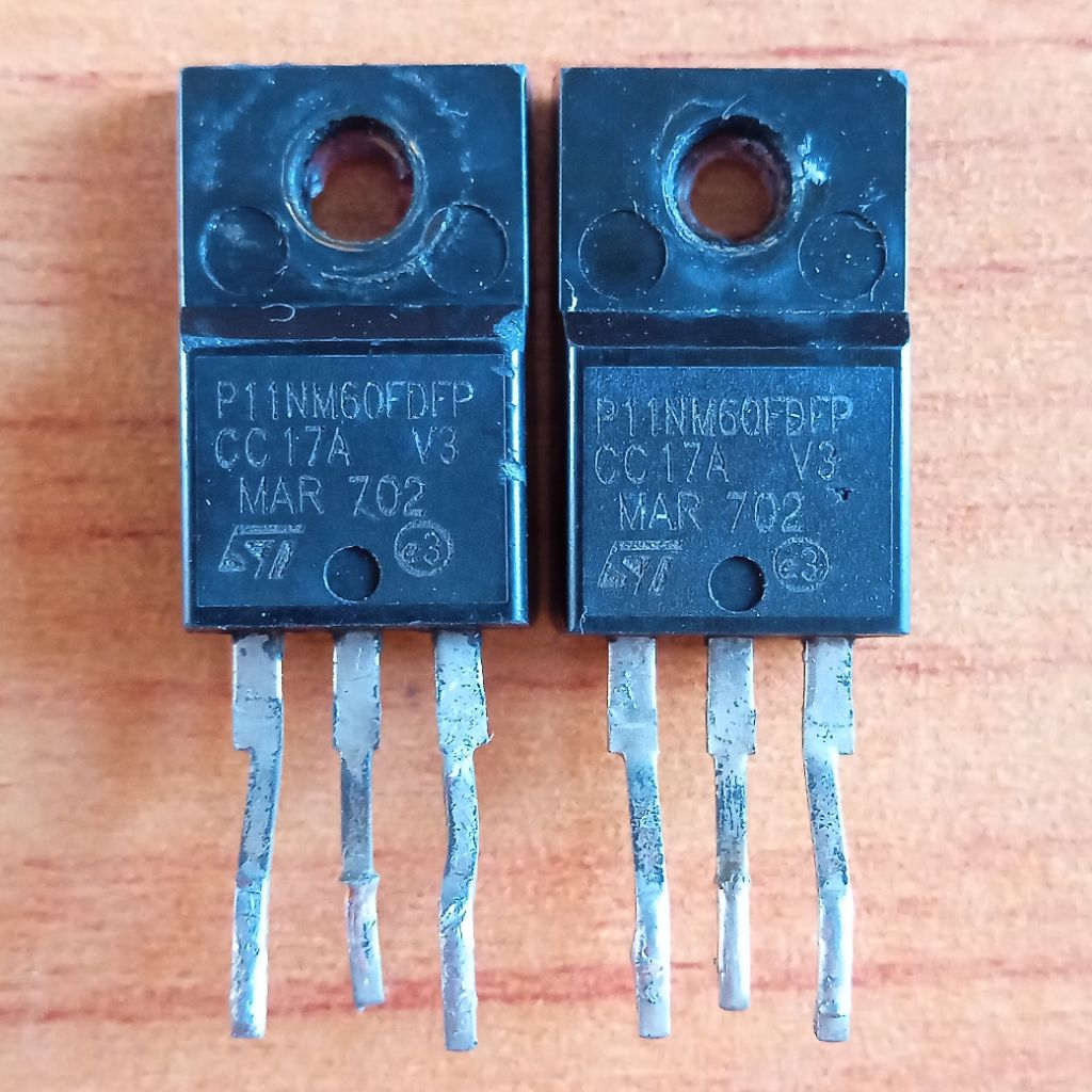P11NM60FP (11A 600V) การกําจัดเดิมแล้วผ่านราคาทดสอบปกติ 1 ชิ้น
