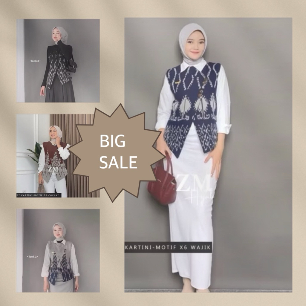 KARTINI WOVEN VEST - ผู้หญิง WOVEN OUTER - ผู้หญิง ETHNIC WOVEN VEST - ผู้หญิง OFFICE VEST