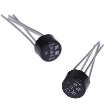 2W10 สะพานไดโอดรอบ 1.5A 1000V 1.5A 4P 4 ฟุต