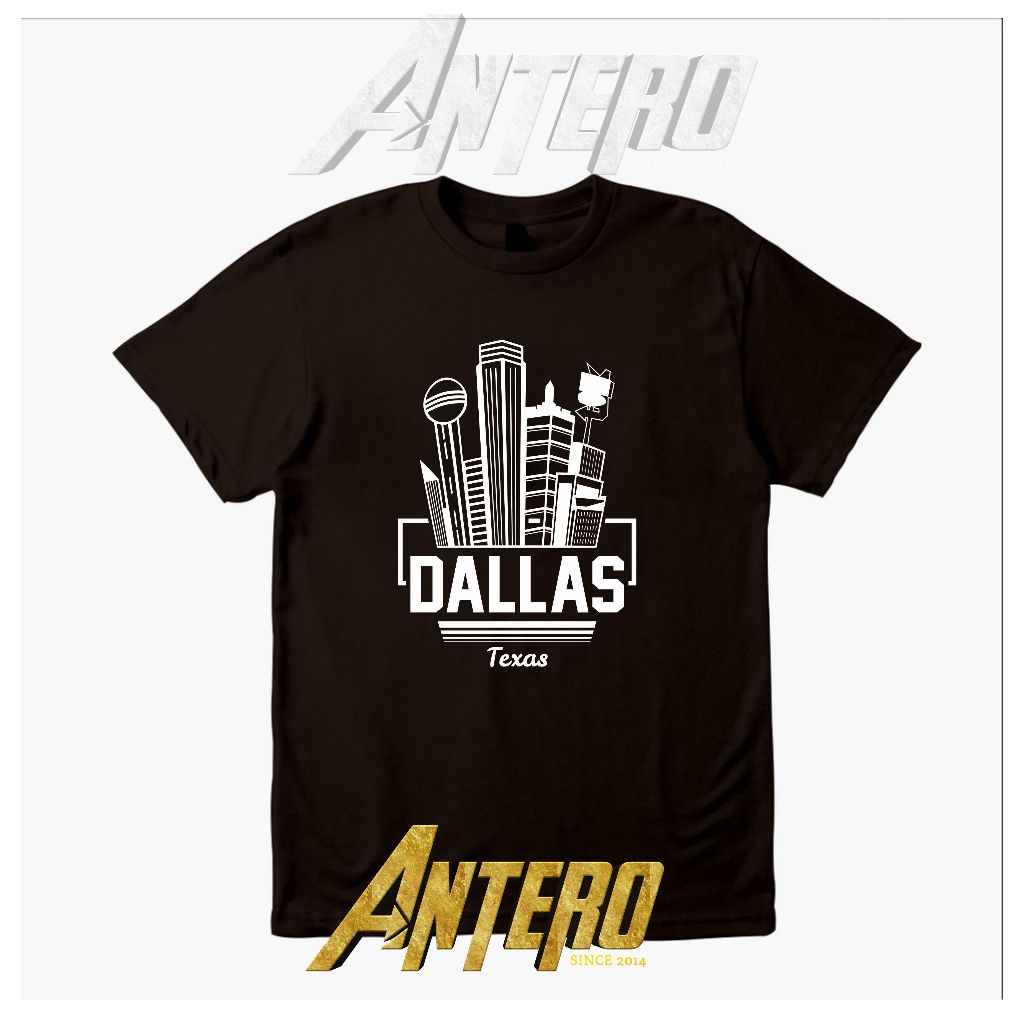 เสื้อยืด City Distro ของ DALLAS DALLAS, American Texas, ผู้ใหญ่และเด็ก