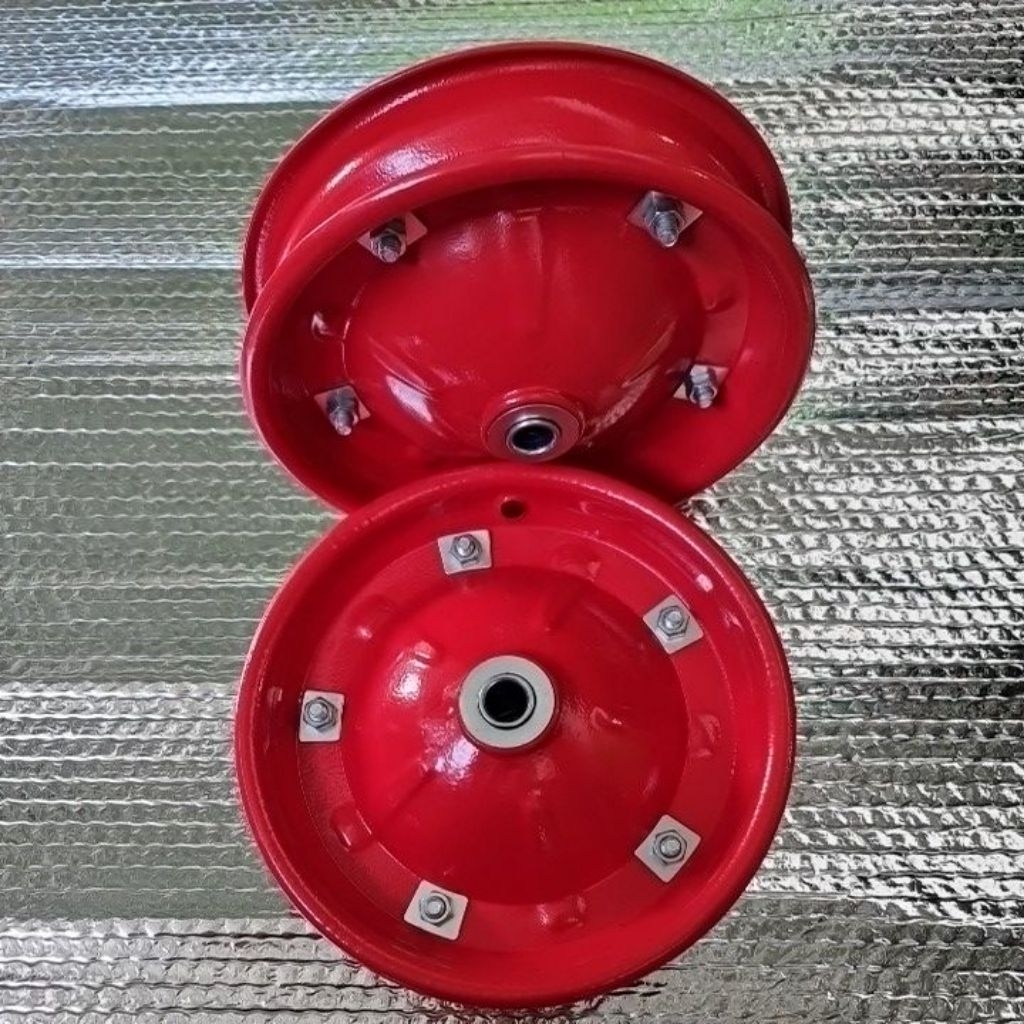 (ต่อชิ้น) THICK IRON CART RIMS พร้อม BOLTS & WELDING / IRON RIMS