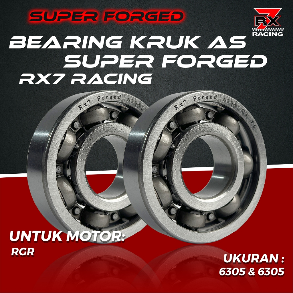 RGR 6305 & 6305 แบริ่งเพลาข้อเหวี่ยงแข่ง Super Forged C3 Rx7