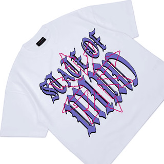 AccentAmbios Boxy Oversized Tshirt Slace Of Mind White Unisex - Cotton Combed 20s kaoslokal.99