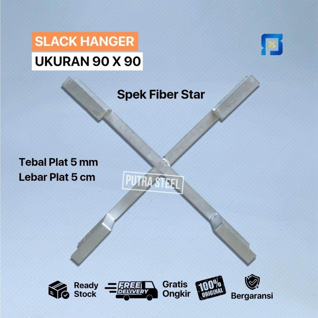Slack Hanger / Slack Support / Fixing Slack / 90 x 90 Spek Fiber Star
