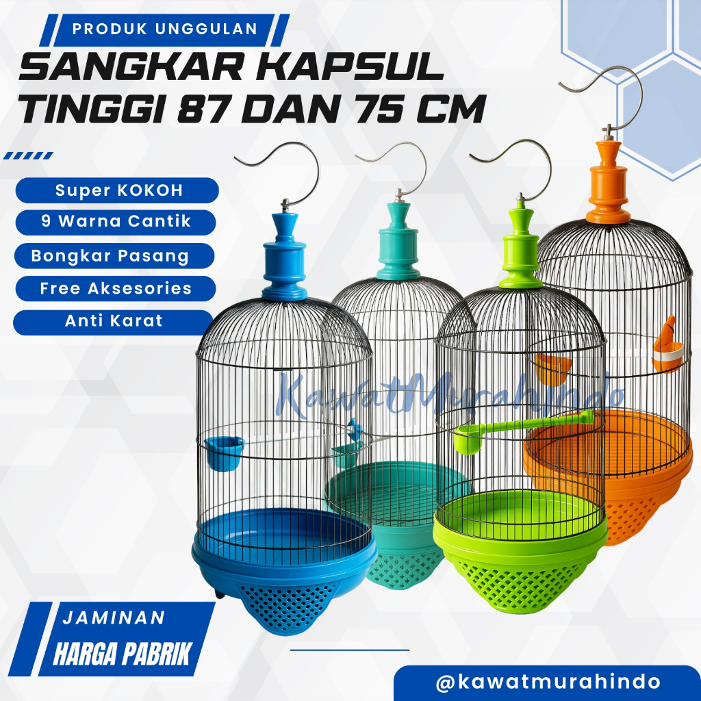 LOVEBIRD CAPSULE BIRD CAGE / MINION CAGE / BIRD CAPSULE CAGE / FACTORY CAPSULE CAGE