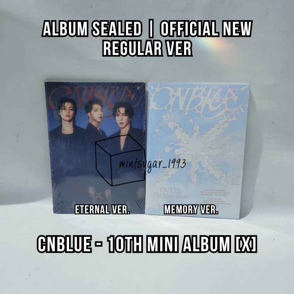 [READY NEW OFFICIAL ] CNBLUE - 10th Mini Album / Mini Album Vol.10 [ X ] ( REGULAR ver ) ( Eternal v