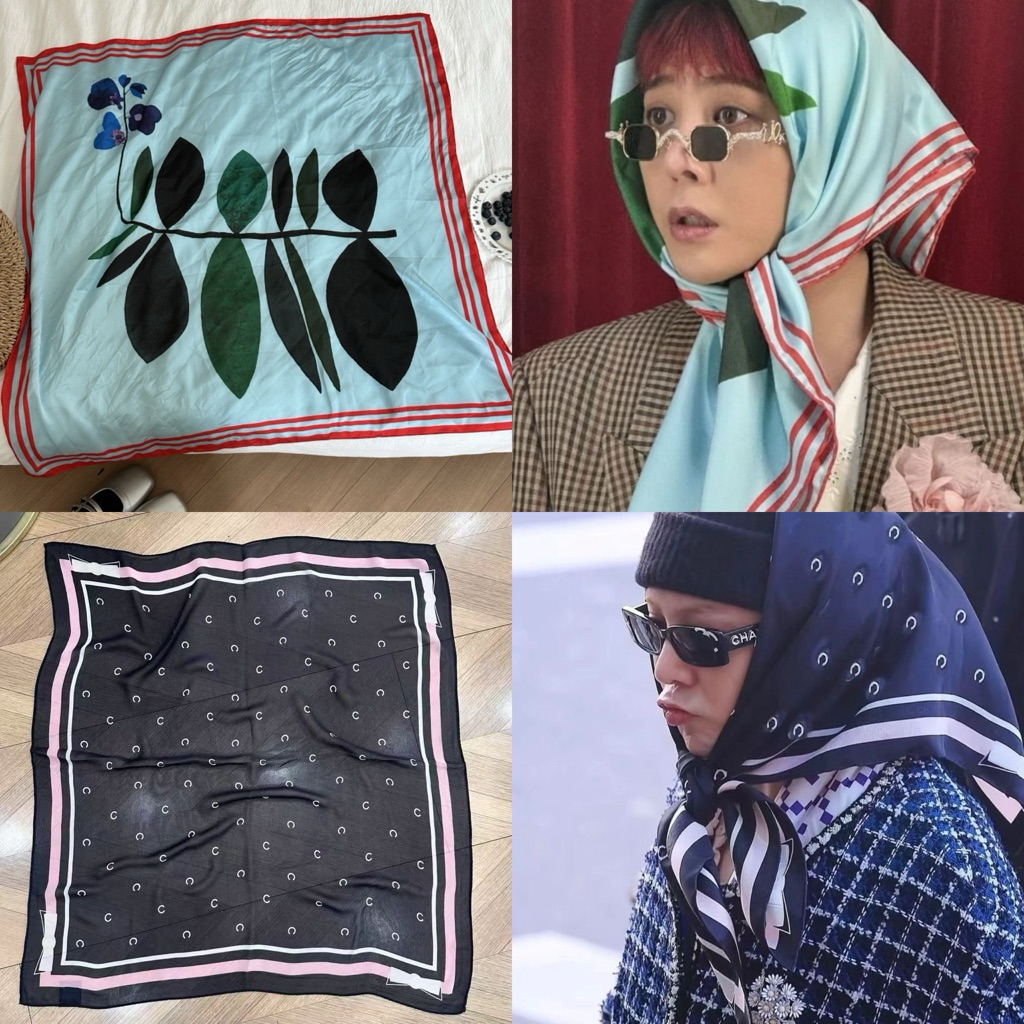 READY GD Scarf Head Scarf Bandana G-Dragon BigBang GDdragon Shawl Scarf