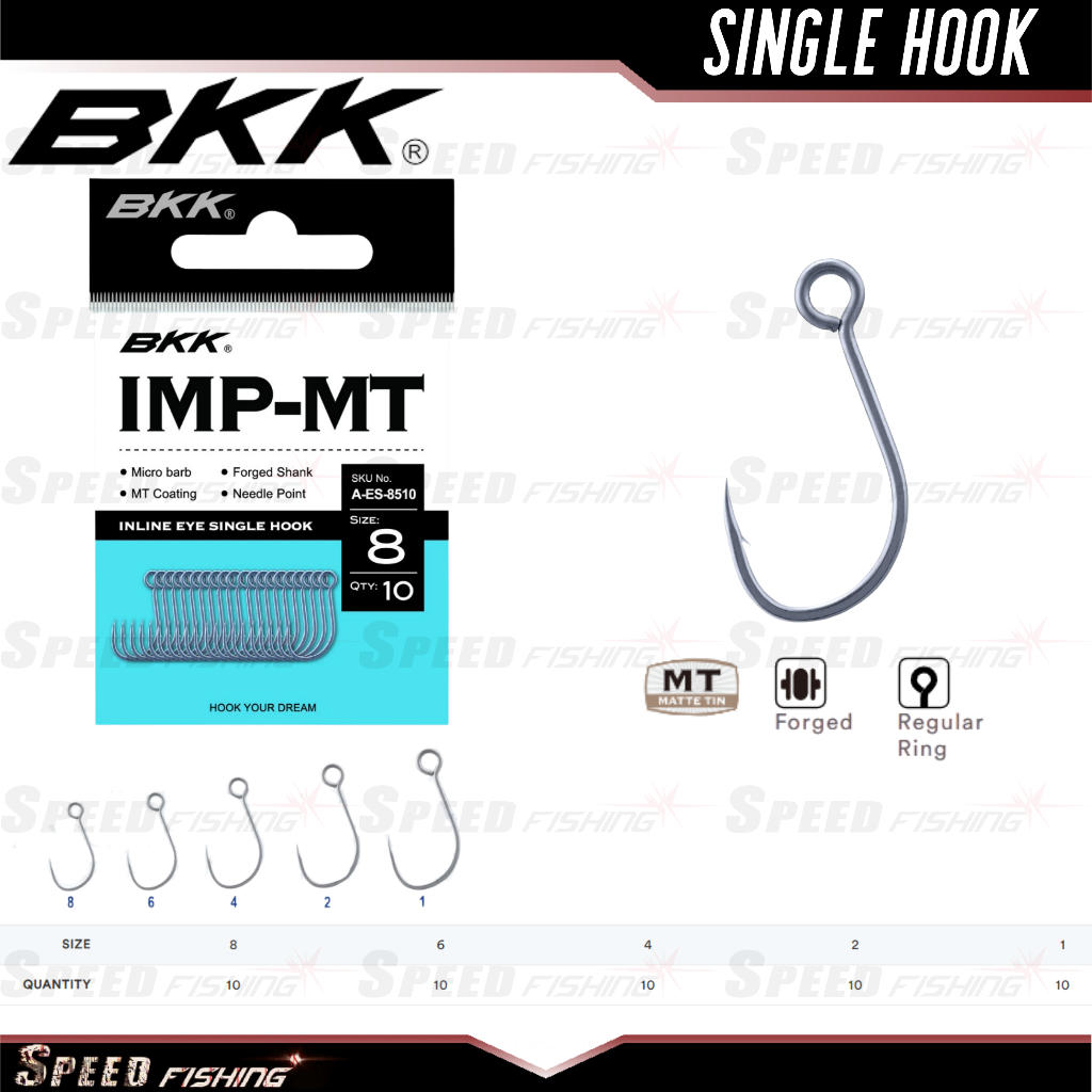 BKK IMP-MT Inline Single Hook Fishing Hook