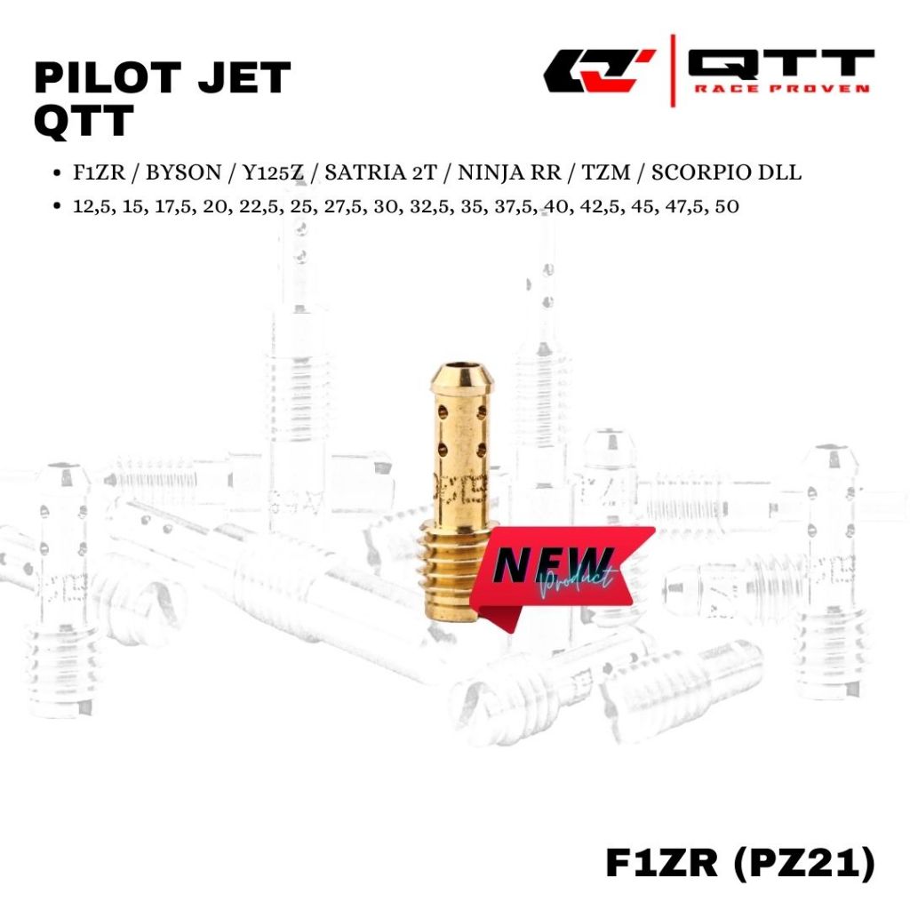 Pilot Jet Spuyer QTT F1ZR FIZR 125Z Satria 2T RGR Nova Dash Ninja RR Tzm ราศีพิจิก Byson Bajaj PZ21