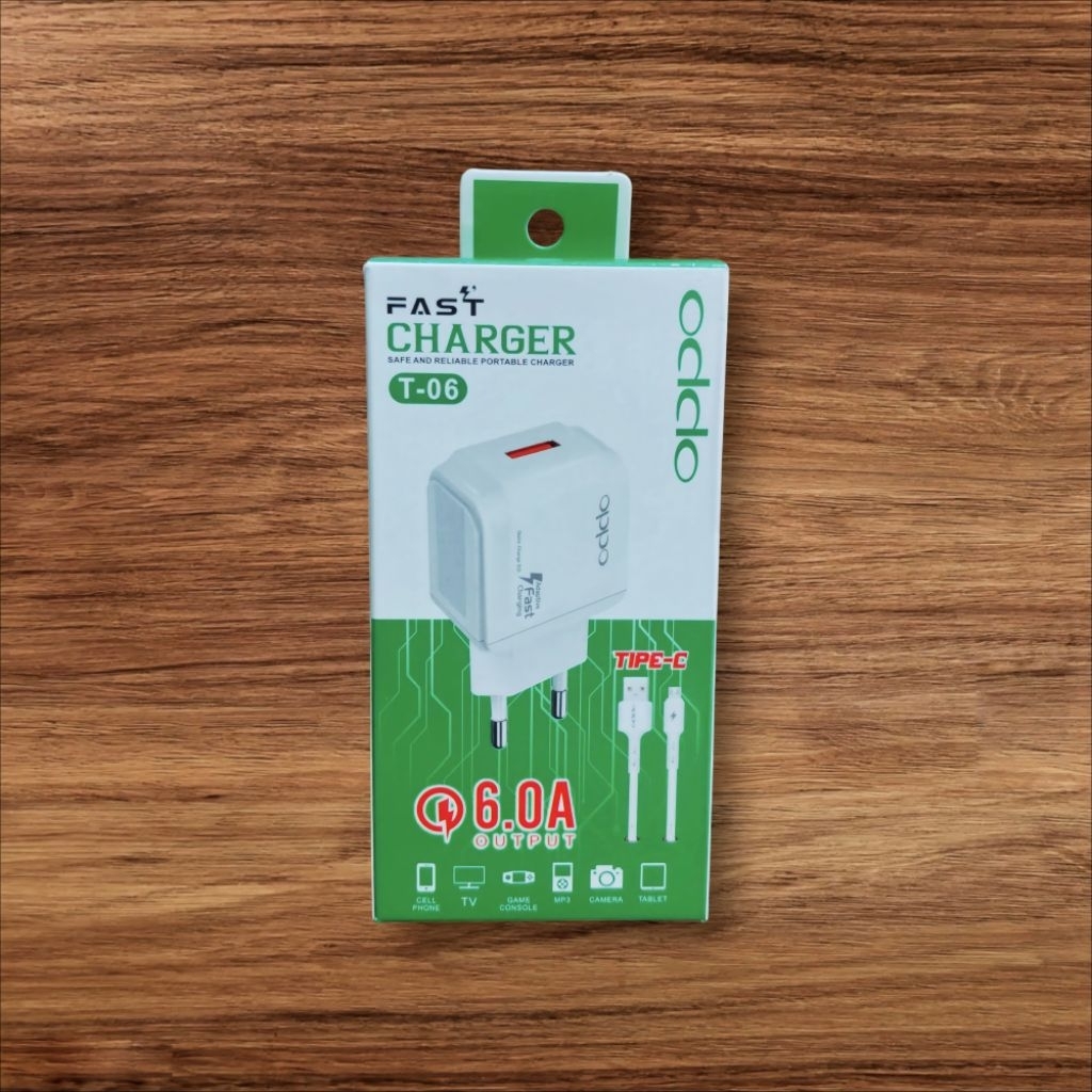 Oppo Fast Charging USB Type C Charger Output 6.0A