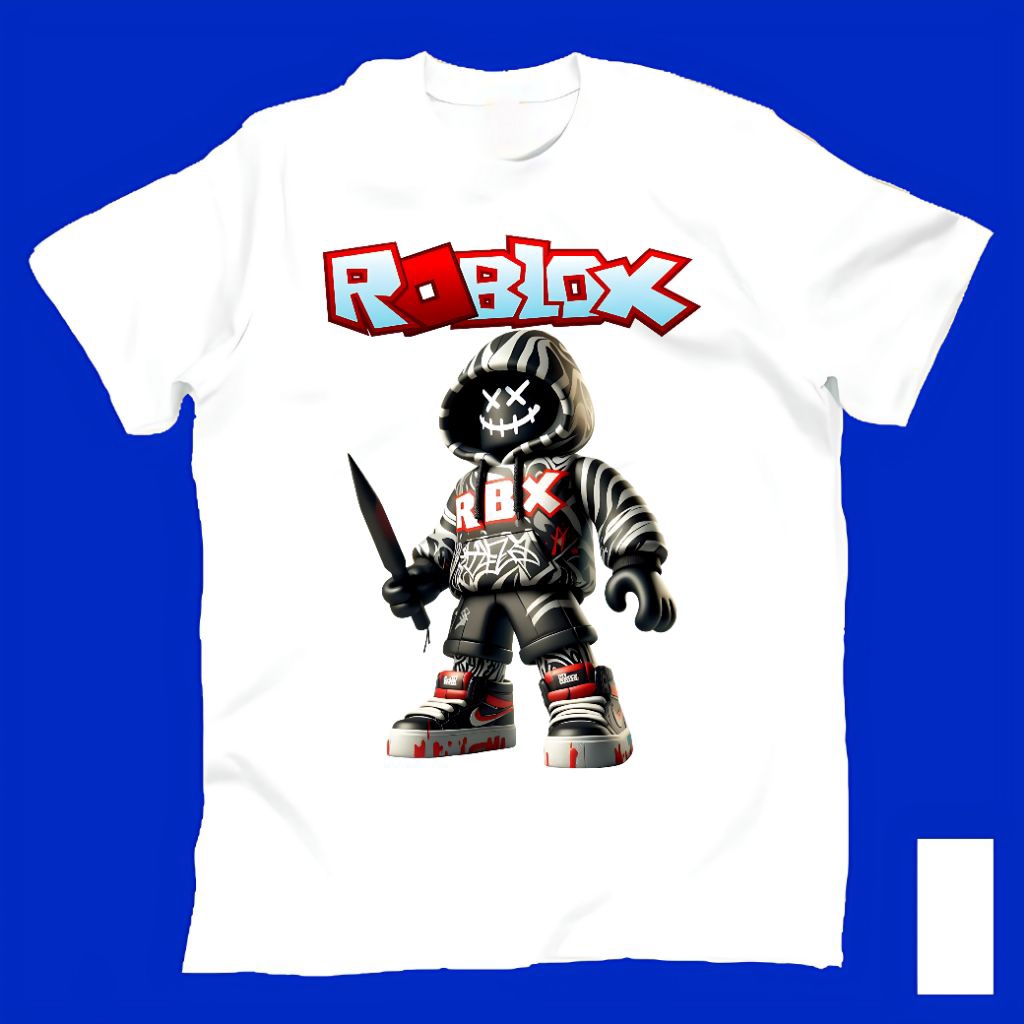 ROBLOX เสื้อยืด Unisex สําหรับเด็กผู้หญิง, เด็กผู้ชาย, เด็ก, ผู้ใหญ่, Robloxs RBX Pirate 3D ตัวละคร