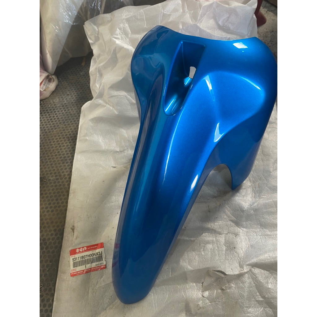 ด้านหน้า MUDGER SUZUKI SMASH ใหม่ METALLIC BLUE ORIGINAL SGP 53111B07H0ONX2J