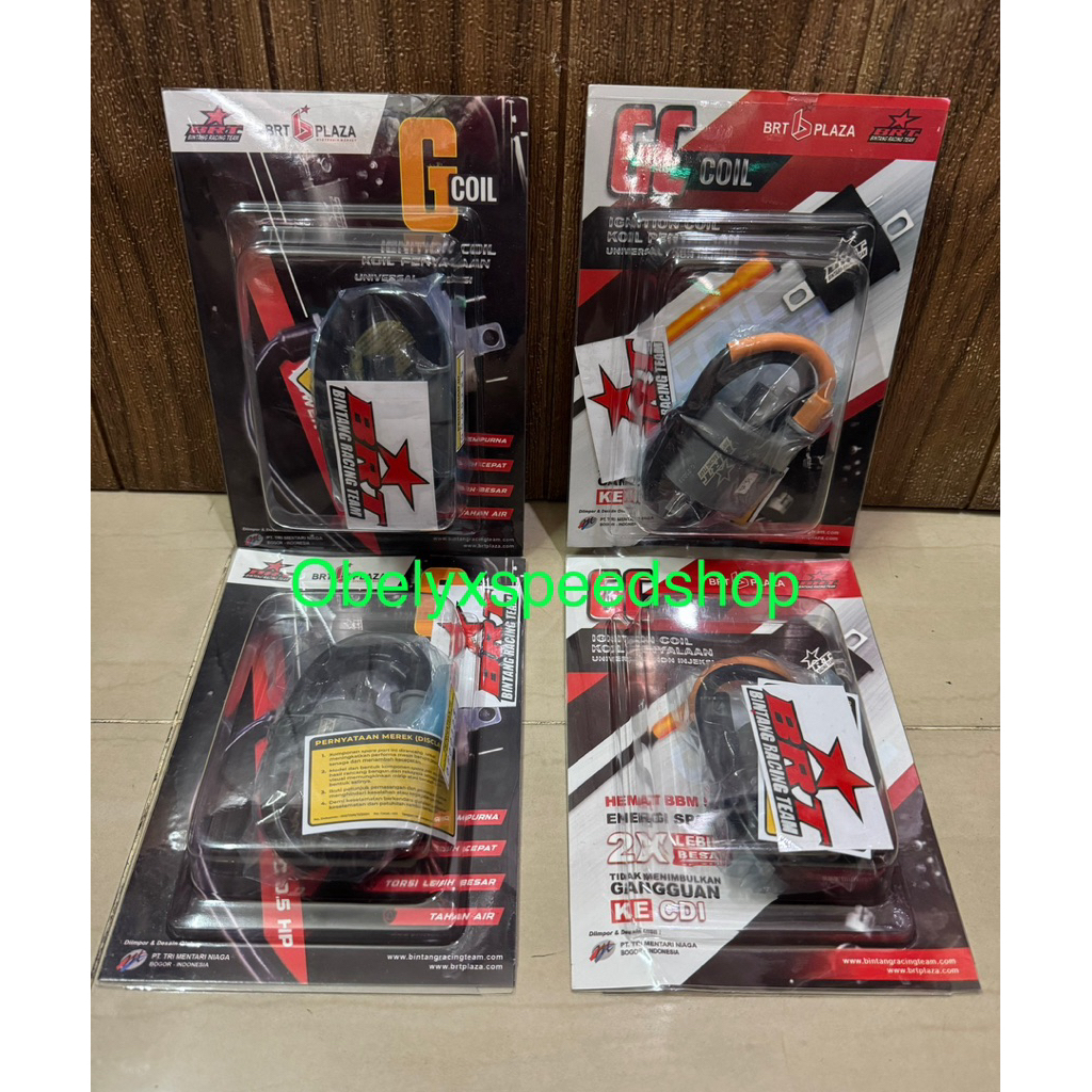 BRT SUPER INJECTION COIL BRT RACING INJECTION COIL UNIVERSAL คาร์บอนสําหรับรถจักรยานยนต์ทั้งหมดและกี