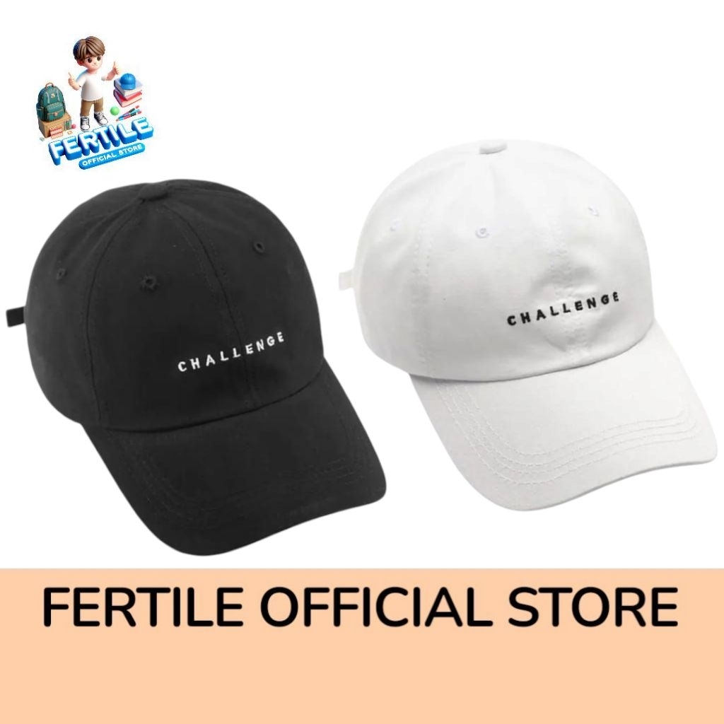 EMBROIDERED CHALLENGE BASEBALL CAP / BROIDERED CHALLENGE BASEBALL CAP