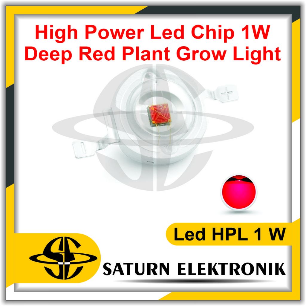 MERAH 1 วัตต์ HPL Led DEEP RED RED RED RED