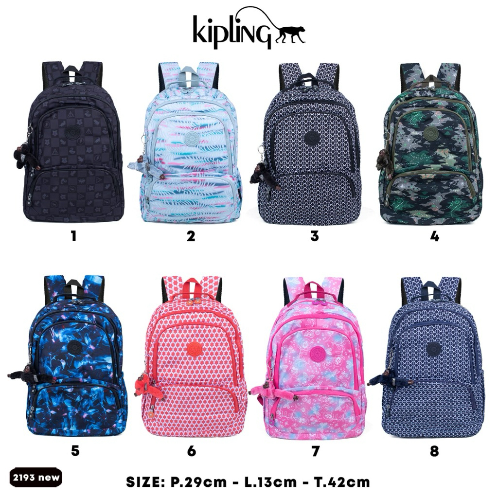 K 2193 Motif Backpack / Backpack / School bag / School bag / School bag / Plain Backpack / Multipurp