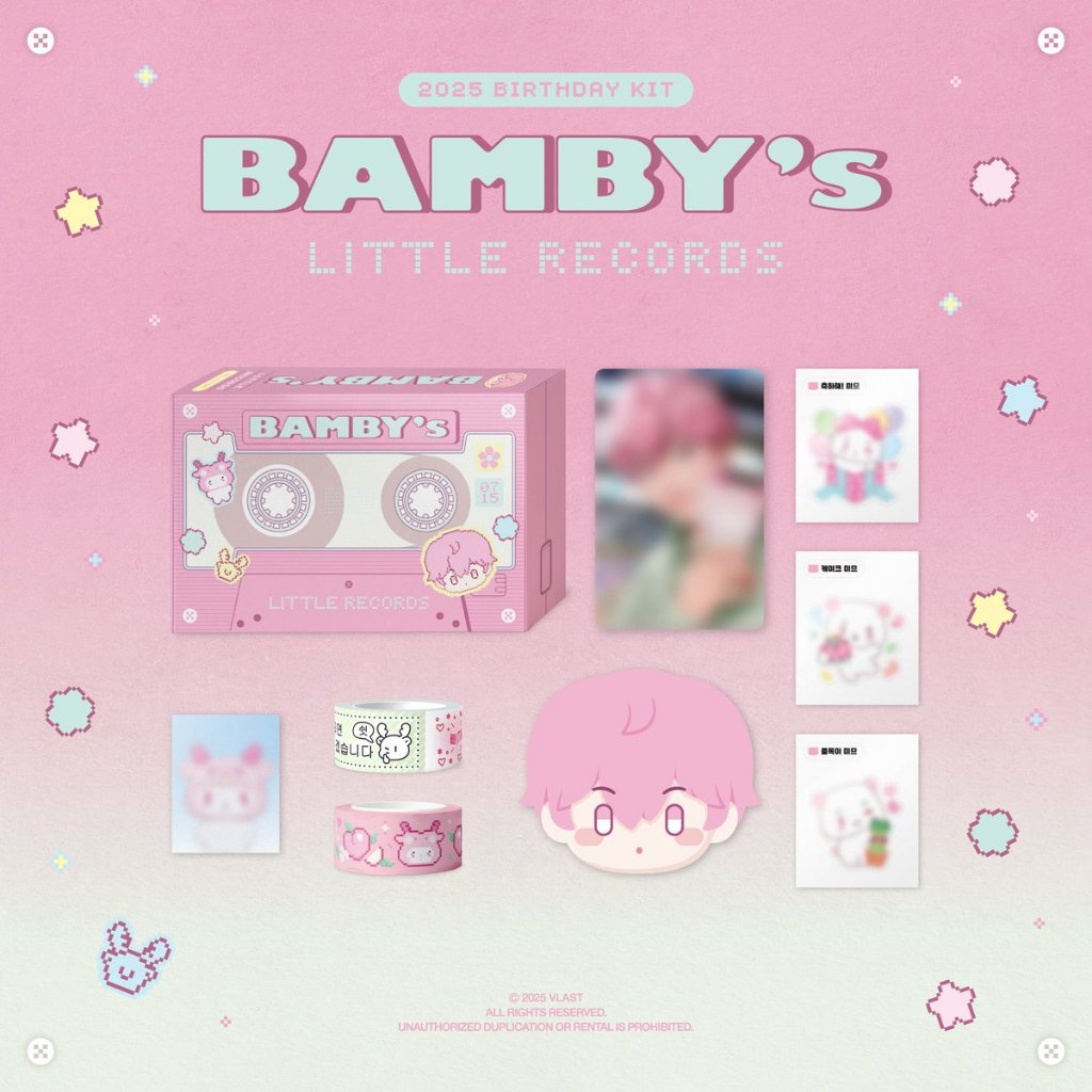 OFFICIAL PLAVE 2025 BIRTHDAY KIT LITTLE RECORDS BAMBY| ชุดวันเกิด PLAVE BAMBY 7/15 | PLAVE 2025 BDAY
