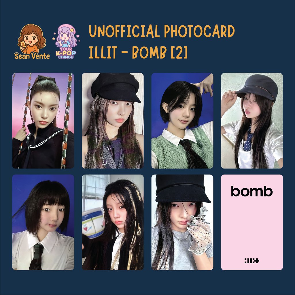 [UNOFFICIAL PHOTOCARD] ILLIT - BOMB [2]
