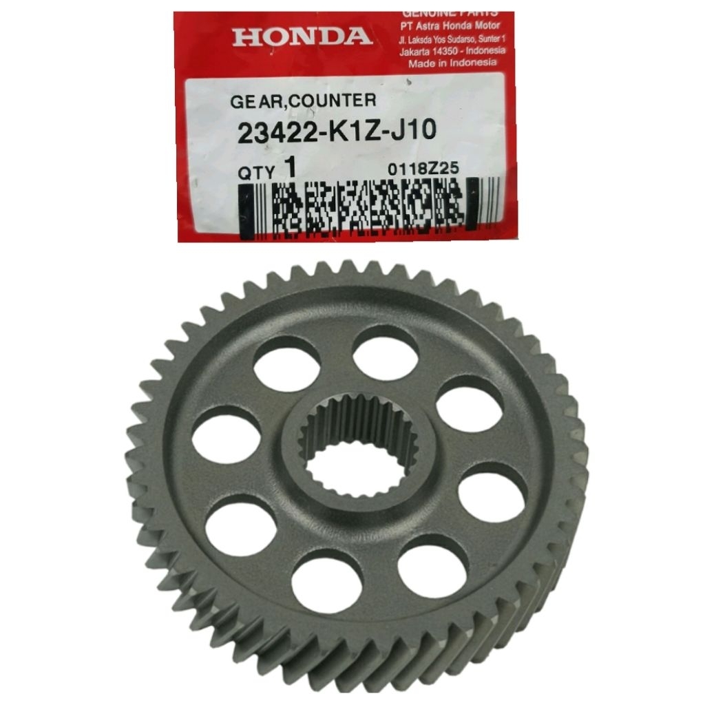 23422-K1Z-J10 GEAR RATIO GEAR COUNTER 51T MOTORCYCLE TRANSMISSION ADV 160 VARIO 160 STYLO 160
