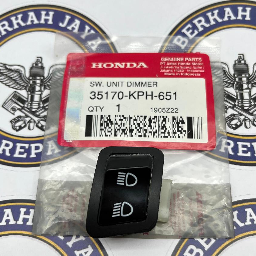 35170-KPH-651 สวิตช์หรี่ไฟ Honda Supra X 125, Vario 110 Original