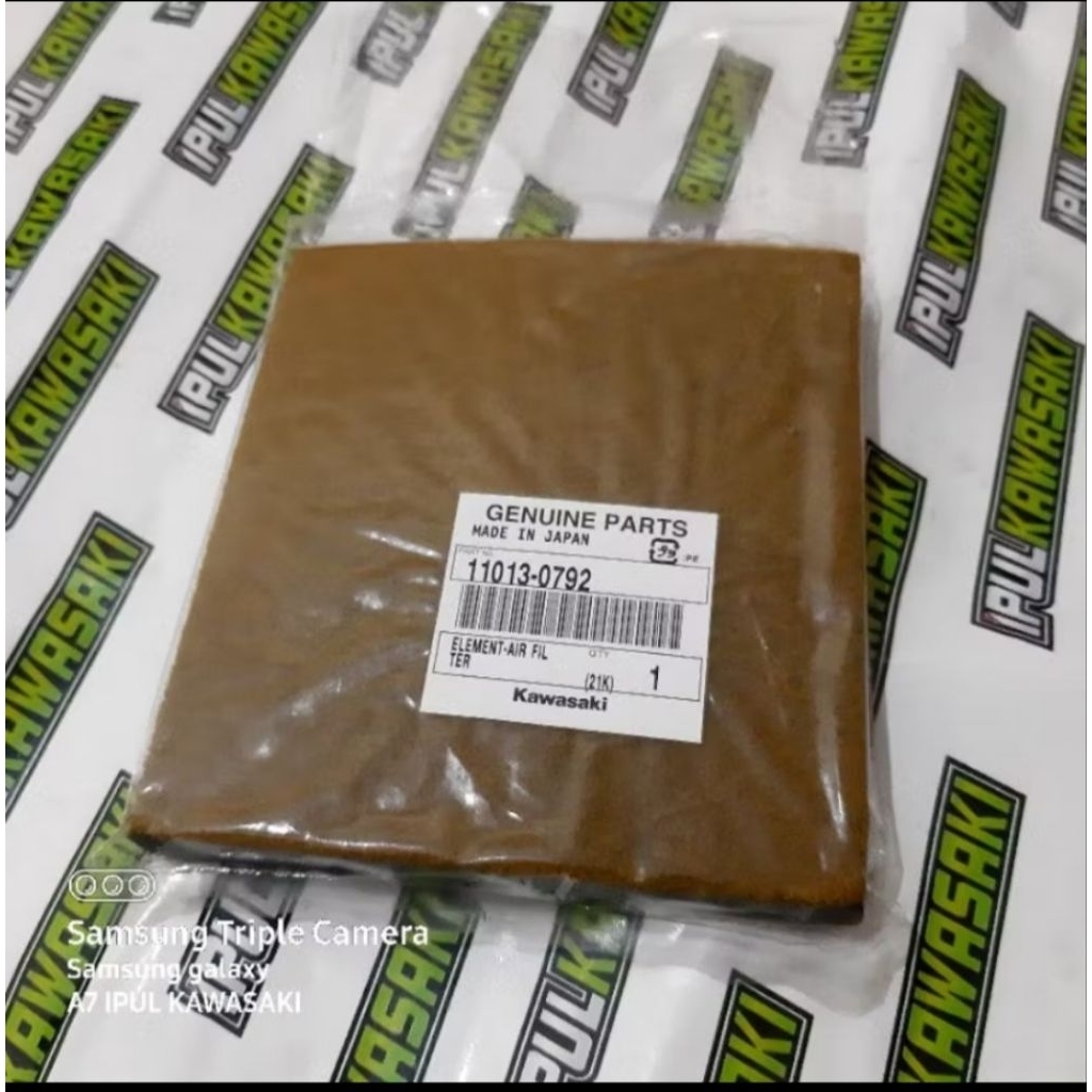 AIR FILTER FOAM W250 W 250 ESTRAELLA 250 11013-0792 ORIGINAL KAWASAKI