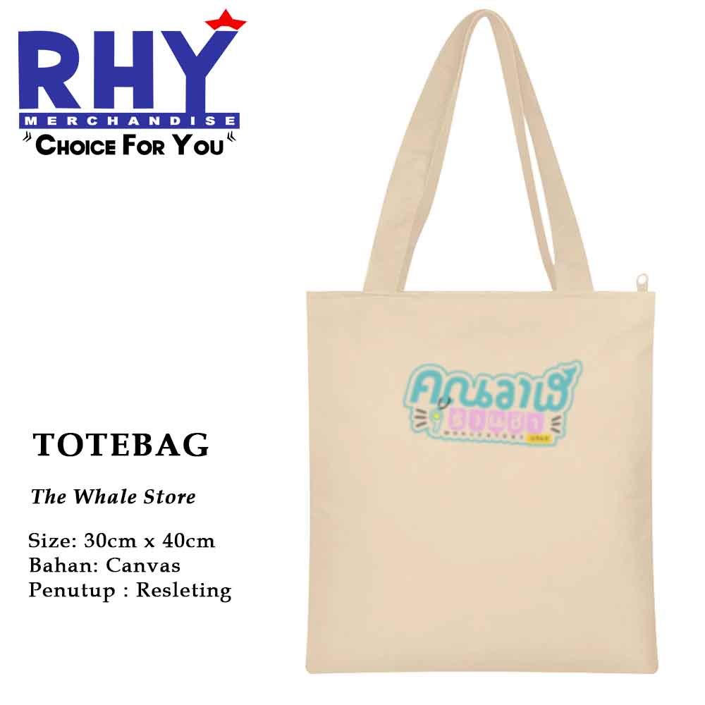MILKLOVE Totebag From The Whale Store XOXO Thai Series Canvas (FANMADE) - 1