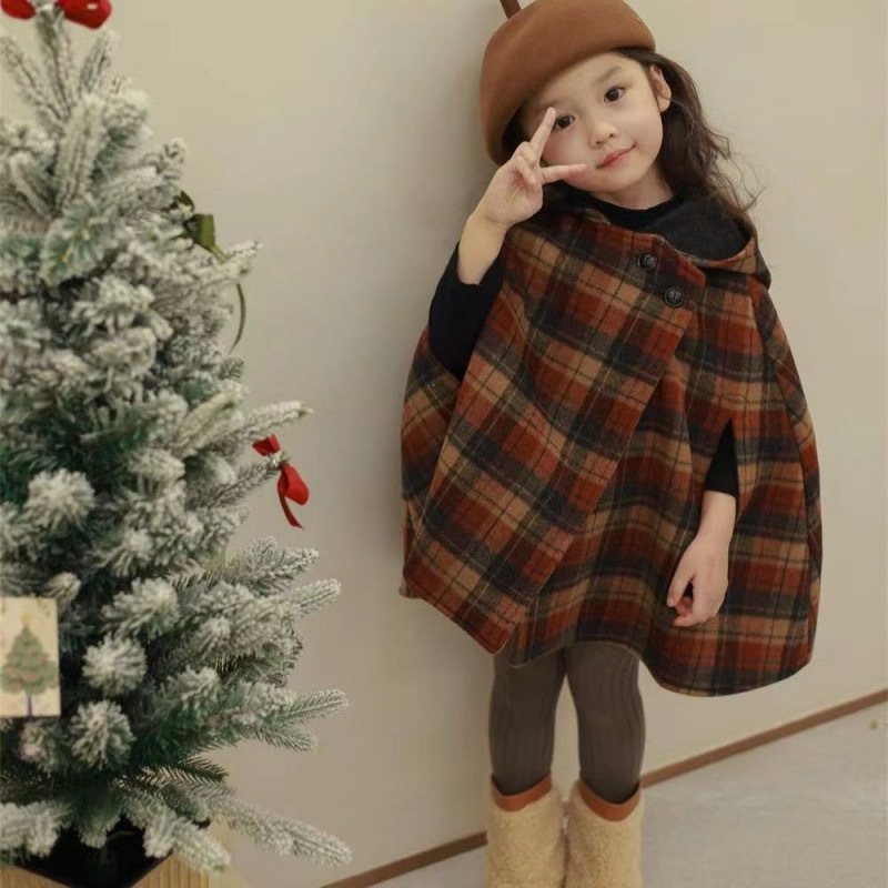 [BliissKids.id] Esbedy Cape Coat - เสื้อแจ็คเก็ตสตรี
